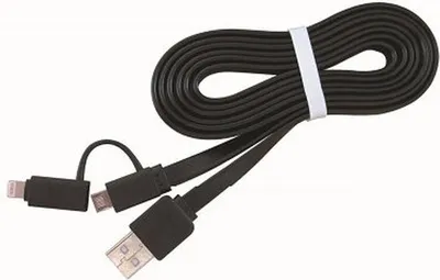 Immagine prodotto di gembird USB-Lade-Kombikabel, schwarz, 1 m