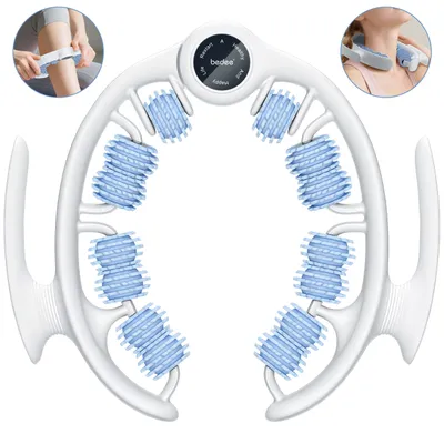 Produktbild von Cellulite Massage Roller, Cellulite-Massagegerät, Muskelrolle – Tiefenmassagegerät zur Entfernung von Hautdellen an Beinen Oberschenkeln, Blau