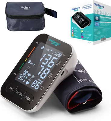 Obrázok produktu pre Tlakomer na rameno s veľkým displejom ARRHYTHMIA Webber Med B18