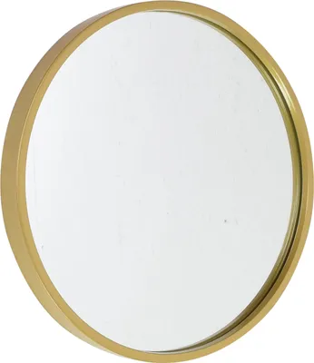 Image de Miroir rond Fragix Boston - Doré - Cadre métallique - Ø 35 cm