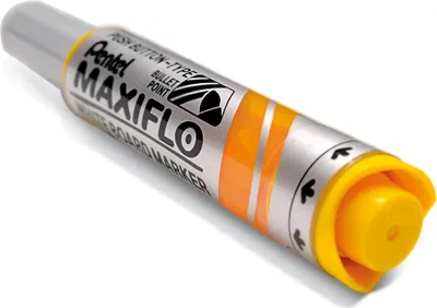 Obrázek produktu pro Popisovač na bílé tabule Pentel MAXIFLO MWL5M, žlutý