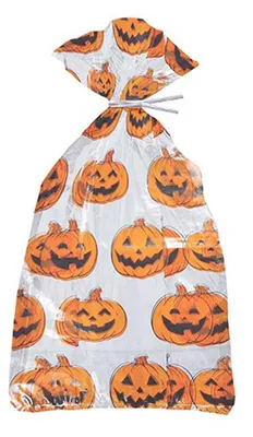 Produktbild von Süße Halloween Kürbis Tütchen für Trick or Treat 20 Stück