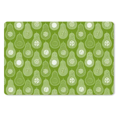 Produktbild von MuchoWow® Mauspad Mousepad Avocado - Muster - Grün 27x18 cm - Mousepads - Maus Mat - Pad - Mausunterlage - Büroartikel - Desk Matten