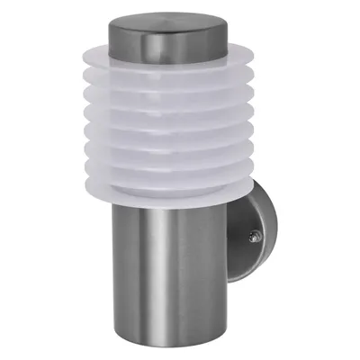 Produktbild von LEDVANCE ENDURA STYLE RONDO WALL Außenbeleuchtung, 9W, 700lm, Wandleuchte, Edelstahl,IP44 Schutzklasse, 3.000K Farbtemperatur, warmweiße Lichtfarbe
