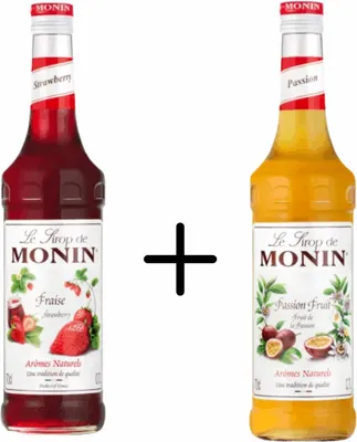 Zdjęcie produktu dla Syrop Monin Truskawka + Marakuja