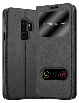 Produktbild von Cadorabo Schutzhülle für Samsung Galaxy S9 PLUS Hülle in Schwarz Handyhülle Book Case Cover Etui