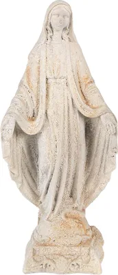 Immagine prodotto di Clayre & Eef figurina decorativa Mary 17x12x41 cm Materiale ceramico beige