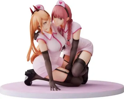 Zdjęcie produktu dla Statuetka Chainsaw Man - Power & Makima Nurse 1/7 (FuRyu)