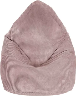 Produktbild von Dreamroots Bean Bag 80x80x120cm Sitzsack mit Lehne Sitzkissen Boden Chill Sack Bubibag Sitzsack Sitzsack mit Füllung Sitzsack Silver Pink