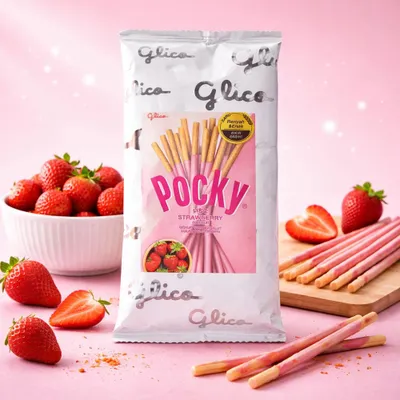 Immagine prodotto di Pocky Fragola Softpack 45 g
