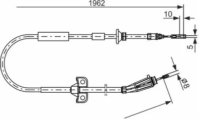 Produktbild von Bosch Seilzug, Feststellbremse  1 987 477 941