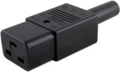 Produktbild von Microconnect C19PLUG C19 Koppler Schwarz - Kabel (Buchse, C19 Koppler, Schwarz)