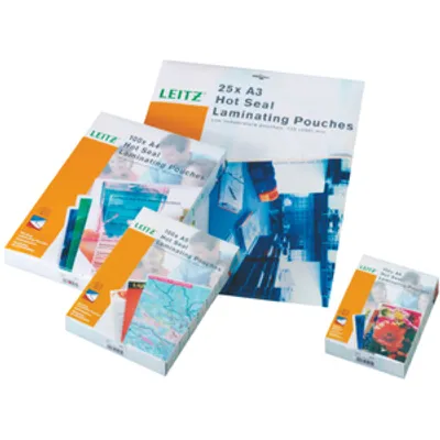 Produktbild von Leitz 33807, Glänzend, Transparent, A5, 0,125 mm, 100 Stück(e)