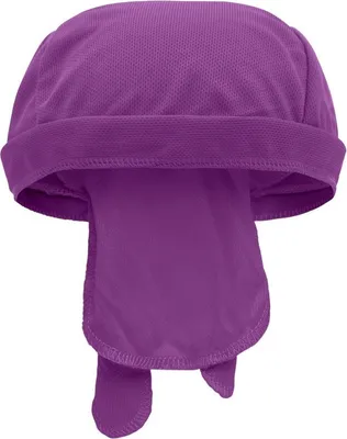 Produktbild von Atmungsaktives Kopftuch, im Nacken zu binden purple, Gr. one size