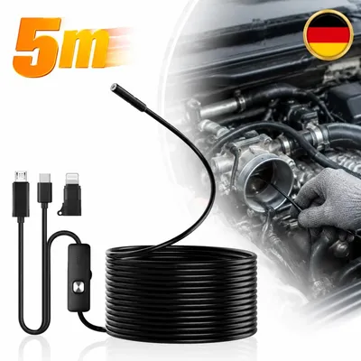 Productafbeelding van 5M USB endoscoop camera, 7,9 mm, LED-HD, inspectie, waterdicht, geschikt voor iOS en Android smartphones