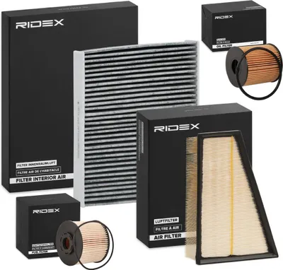 Produktbild von RIDEX Filterset Inspektionspaket Filtersatz für FORD MONDEO IV Turnier (BA7) S-MAX (WA6) GALAXY (WA6) MONDEO IV (BA7) MONDEO IV Stufenheck (BA7)