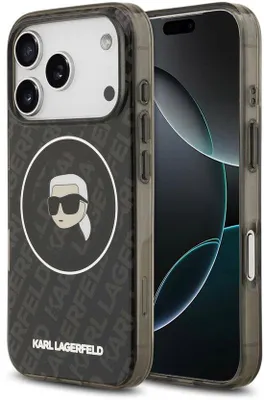 Produktbild von Karl Lagerfeld Back Cover für iPhone 17 Pro Schwarz