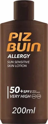 Obrázok produktu pre PIZ BUIN ALLERGY Krém na citlivú pokožku s SPF50 200 ml