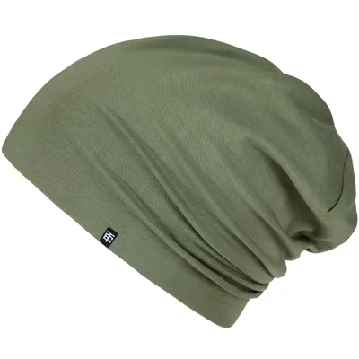 Produktbild von Enter the Complex® leichte Beanie Mütze, Übergangsmütze, Baumwolle (Jersey), Olive, L/XL