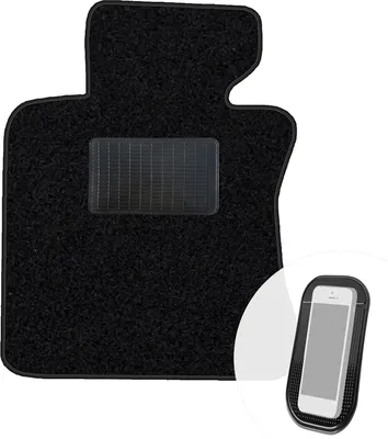 Immagine prodotto di moto-MOLTICO tappetino conducente auto velours lato conducente tappetini auto nero tappetino conducente 1 pezzo adatto per BMW serie 6 E63 2004-2011