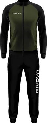 Produktbild von Givova Cuba Trainingsanzug Schwarz L Herren Schwarz L
