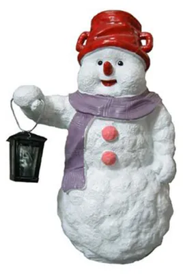 Obrázek produktu pro Sněhulák Figurka Socha Dekorace Figurky Dekorace Socha 45cm Zimní  Sochy