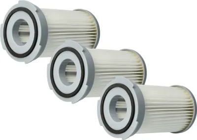 Produktbild von vhbw 3x Staubsaugerfilter kompatibel mit AEG Minion ATI 6756, 6757, 7610, 7625, 6755, 6730, 6750 Staubsauger - Abluftfilter Weiß