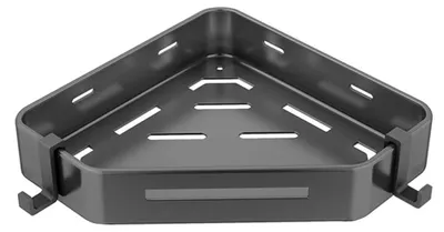 Image de Grande étagère de douche - Étagère de douche sans perçage - Étagère d'angle - Étagère de salle de bain - Organisateur - Étanche - 31 x 23 x 4 cm - Rangement
