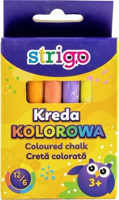 Produktbild von Strigo Staubfreie Kreide, 12 Farben