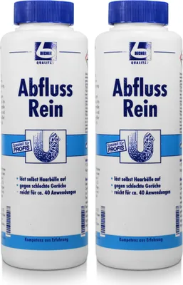 Produktbild von Dr. Becher Abfluss Rein 1kg geeignet für Abflüsse in Bad und Küche (2er Pack)