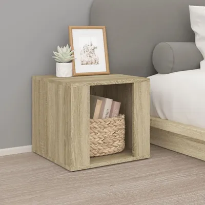 Produktbild von vidaXL Nachttisch Sonoma-Eiche 41x40x36 cm Holzwerkstoff