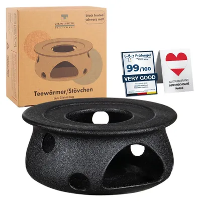 Productafbeelding van Theepotwarmer van steengoed, lava-look voor 1,1 L en 1,6 L theepotten