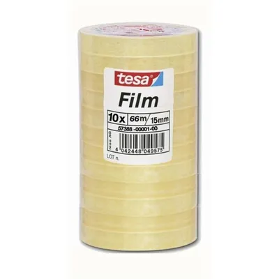 Produktbild von TESA 57388-00001-00, 66 m, Transparent, 15 mm, 10 Stück(e)