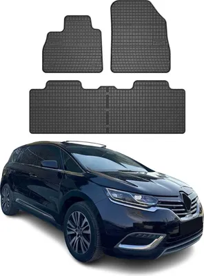 Produktbild von 2014-2020 Renault Espace Fußmatten Gummi Schwarz 4 tlg