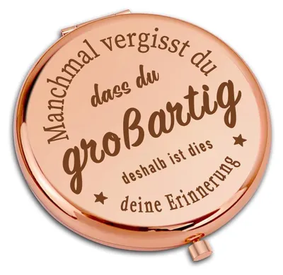 Produktbild von Geschenke für Frauen – Geburtstagsgeschenke für Mädchen, Schminkspiegel, Taschenspiegel für Schwester, beste Freundin, Kollegin
