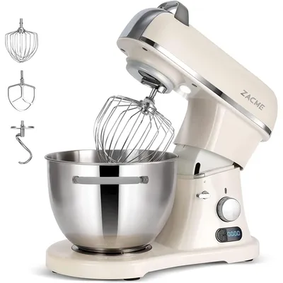 Küchenmaschine 1500 W, 7 L Edelstahl, 11 Stufen, LCD