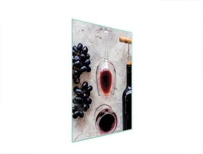 Produktbild von Glasschneidebrett 35x52 Wein
