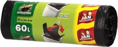 Immagine prodotto di Jan Niezbędny Worki na Śmieci HD 60L 26 sztuk