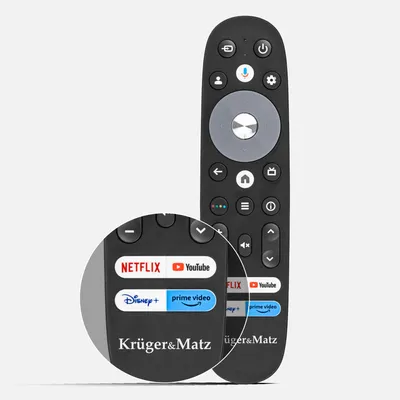 Zdjęcie produktu dla Pilot do telewizora Kruger&Matz dla systemu Google TV