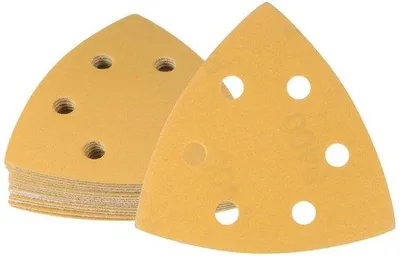 Zdjęcie produktu dla Zestaw papierów ściernych do polerowania mebli, 16 sztuk, ziarnistość 400, 9,9 cm