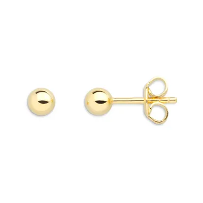 Produktbild von Xenox XS3509GN Ohrringe Ohrstecker Damen Modern Classic Silber Gold Ø 4 mm