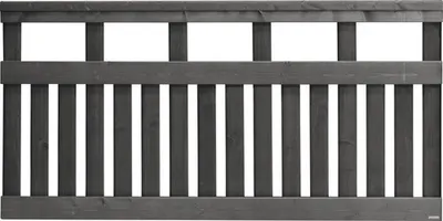 Produktbild von Vorgartenzaun Konsta Elda 180 x 90 cm anthrazit