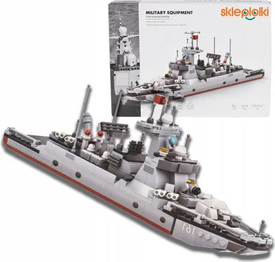 Immagine prodotto di Lolex | Distruttore giocattolo da costruzione - 376 elementi - 12 X 36 X 7 Cm - Giocattolo militare - Set da costruzione