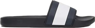 Immagine prodotto di Ciabatta uomo TOMMY HILFIGER a fascia mare piscina beachwear slide articolo FM0FM04263, EUR 40 - UK 6,5 - USA 7,5 - CM 25, Gomma 100%