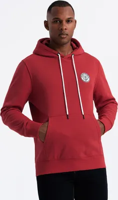 Productafbeelding van Ombre hoodie, heren, donkerrood, maat L