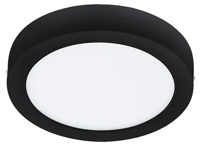 Imagen del producto de EGLO Fueva-Z, aplique/lámpara de techo para exteriores, negro, blanco, plástico, acero, IP44, para fachadas, clase II
