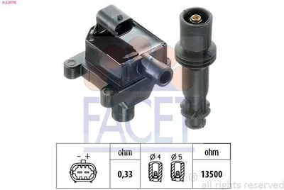 Produktbild von FACET 9.6297K Zündspule für ALFA ROMEO 156 (932) 156 Sportwagon (932)