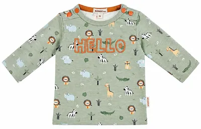 Produktbild von BONDI Baby Langarmshirt "Safariallover" 93967 | safari allover Größe: 74