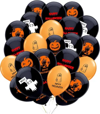 Image de Ballons imprimés Halloween 25 pcs.