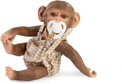 Immagine prodotto di Guca 991 REBORN MONKEY - bambino con corpo interamente in vinile - 32 cm